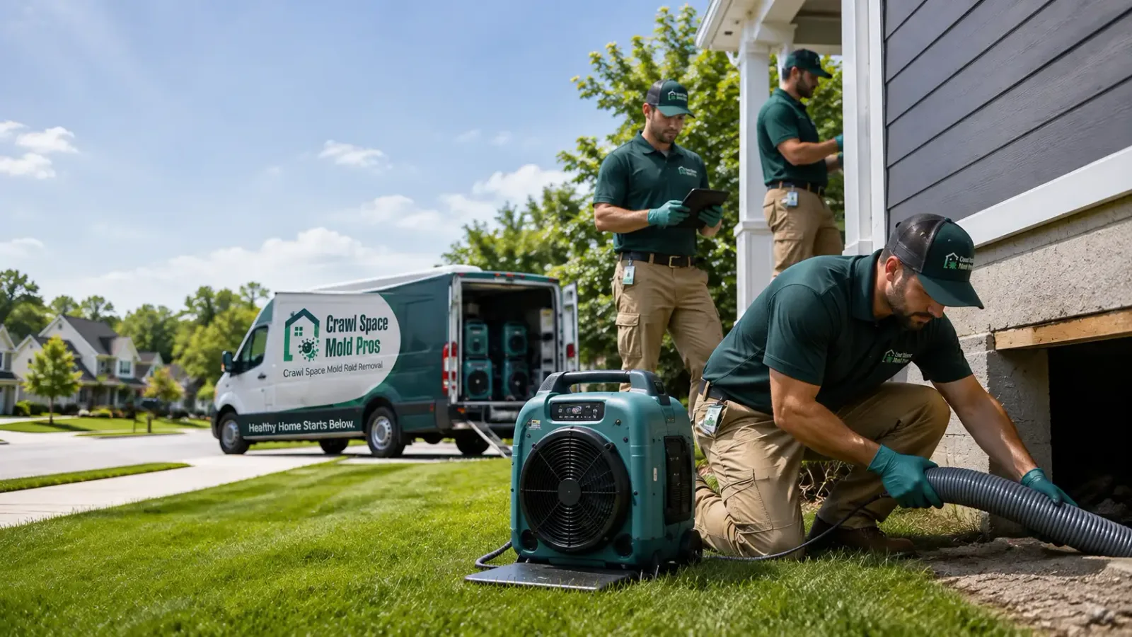 Crawl Space Mold Removal in North Bend, OH